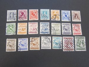 Austria 1925 Sc 303-24 set FU