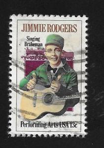 SC# 1755 - (13c) - Jimmie Rodgers, used single