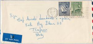 56496 -  ADEN - POSTAL HISTORY:  COVER to ITALY - 1961 - BOATS