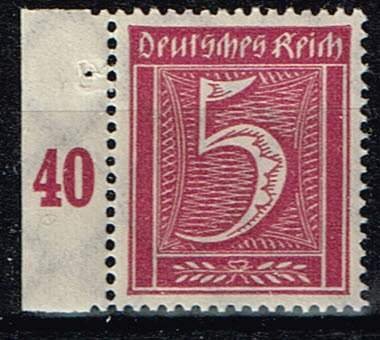 Germany 1922,Sc.#161 P MNH, Plate Printing cv € 3