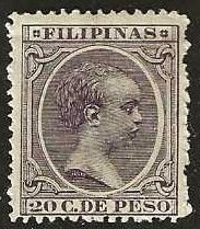 Philippines 175, mint, hinge remnant.. 1894. (P75)