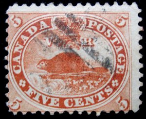 CANADA - SCOTT# 15 - USED - CAT VAL $37.50