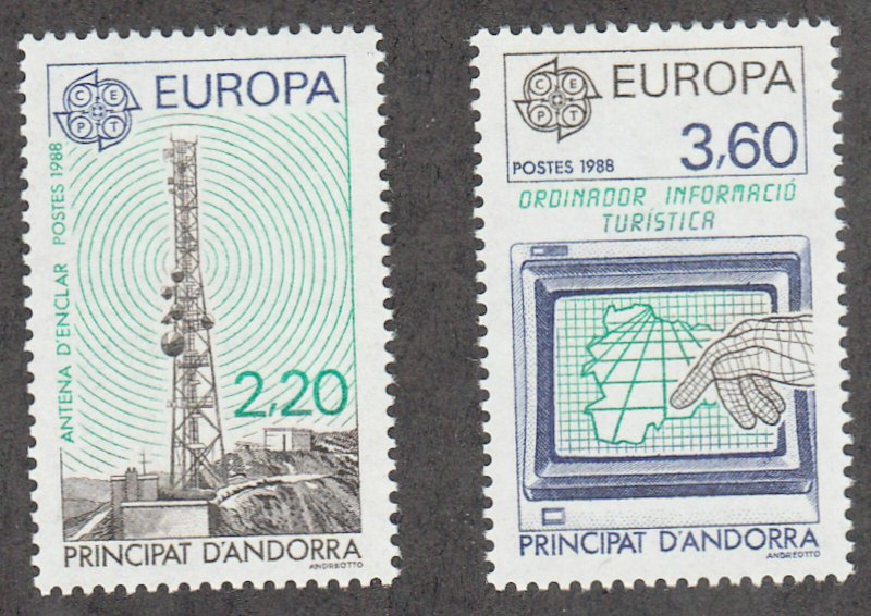 Andorra-French - 1988 - SC 363-64 - LH - Europa