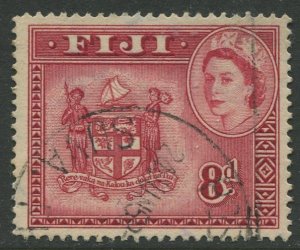 STAMP STATION PERTH Fiji #155 QEII Definitive Issue Used 1954 CV$1.60