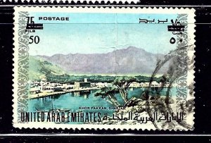 United Arab Emirates 68 Used 1976 issue     #2