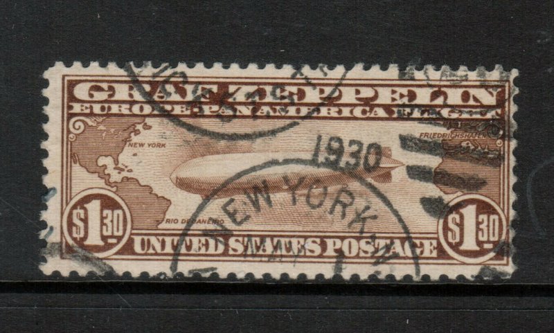 USA #C14 Used Fine - Very Fine With NY Cancel