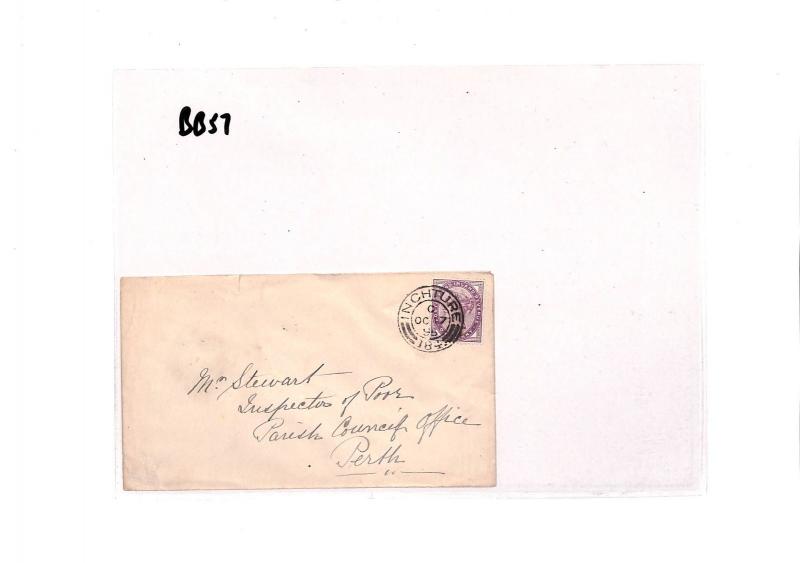 BB57 1895 GB Scotland Inchture Perth Cover {samwells-covers}PTS