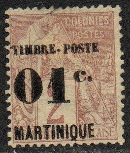 Martinique Sc #21 Mint no gum