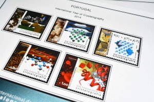 COLOR PRINTED PORTUGAL 2011-2015 STAMP ALBUM PAGES (93 illustrated pages)