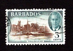 BARBADOS  SC# 218  FVF/U