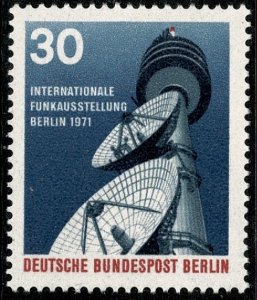 GERMANY BERLIN 1971 INTER. BROADCASTING EXHIB. MINT (NH) SG B392 P.14 SUPERB