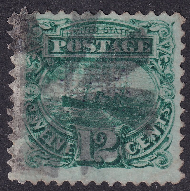 #117 Used, VF, Left margin added (CV $130 - ID35082) - Joseph Luft