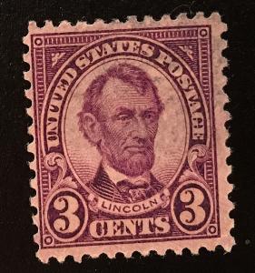 635 1922 Americans Series, 11x10.5 perf., Circ. single, Vic's Stamp Stash