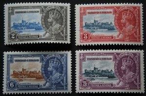 Trinidad & Tobago 1935 GV Silver Jubilee set SG 239/242 mint