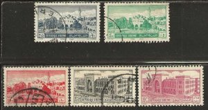 Syria 367-371, used, partial set, 1952 (s773)