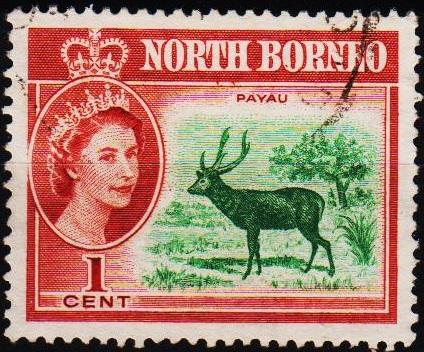 North Borneo.1961 1c  S.G.391 Fine Used