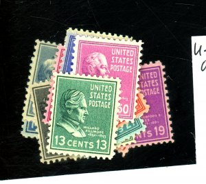 818-31 MINT FVF OG NH Cat $29