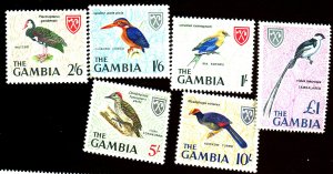 GAMBIA 182-7 MINT FVF OG NH Cat $56