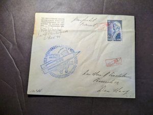 1934 Netherlands Crashed Rocket Flight Airmail Cover to The Hague