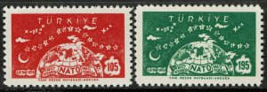 Turkey 1436-37  MNH - NATO 10th Anniversary - 1959