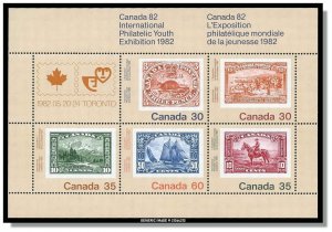 Canada - 913a MNH - Souvenir sheet - International Philatelic Youth Exhibition