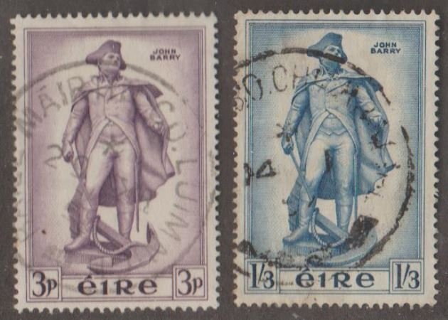 Ireland Scott #155-156 Stamp - Used Set