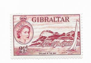 Gibraltar #136 MH CAT VALUE $2.75