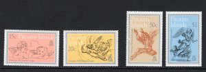 Pitcairn Islands 217-220 MNH 1982 Paintings