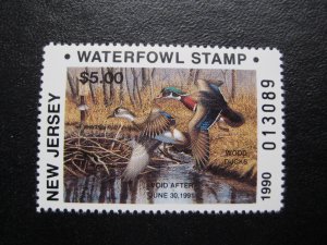 1990 Sc7 &7A N.J. State Duck Wood Ducks MNH Cv24.00