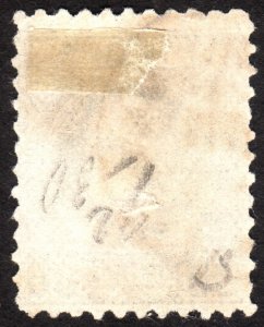 1886, Greece 50L, Used, Sc 88
