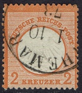 GERMANY 1872 EAGLE SMALL SHIELD 2KR USED