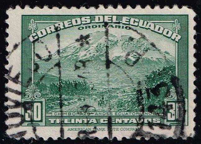 Ecuador #407C Mt. Chimborazo; Used (0.30)