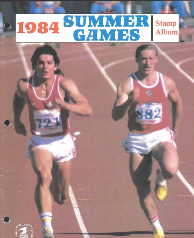 1 1984 Summer Games stamp album from the USPS