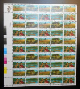 1985 International Youth Year 22c Sc 2163a mint sheet of 50 Typical