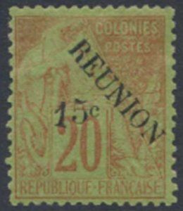 Reunion Sc#  30  MH   see details face & reverse scans  