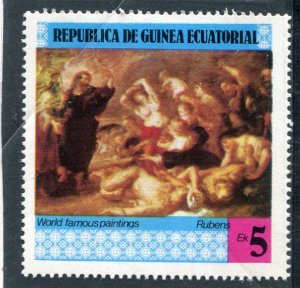 Equatorial Guinea 1978 RUBENS Famous Painting Stamp Perforated Mint (NH)