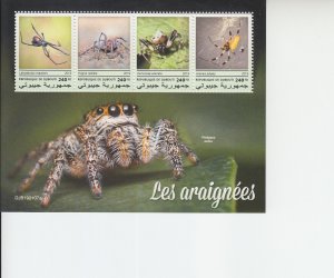 2019 Djibouti Spiders MS4 (Scott NA) MNH