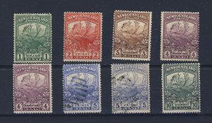 8x Newfoundland Caribou Stamps #115-116-117  2x 118 2x 119 122-10c GV = $52.00