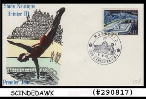 MONACO - 1962 SWIMMING STADIUM RAINIER III / SPORTS - FDC