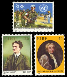 Ireland 1985 Scott #621-623 Mint Never Hinged