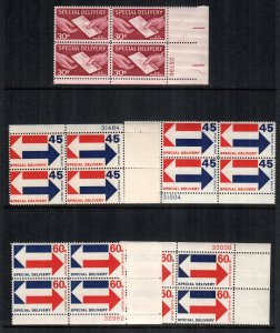 United States E21 E22 E23 cat $ 30.00 MNH