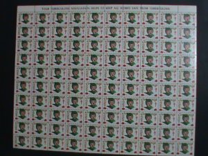 ​UNITED STATES 1953 OVER 63 YEARS- OLD CHRISTMAS SEAL- MNH FULL SHEET OF 100