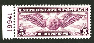 U.S. #C12 MINT PL# SINGLE OG NH