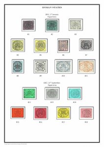 Italia Italian States 1851-1868 PDF (DIGITAL) STAMP ALBUM PAGES