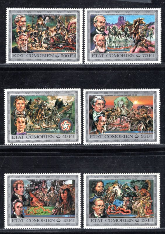 COMORO ISLANDS SC# 165-70 FVF/NH