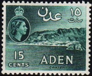 Aden.1953 15c  S.G.79 Unmounted Mint