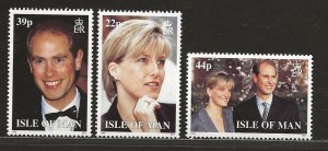 ISLE OF MAN SC# 835-37 VF/MNH