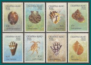 Christmas Island 1992 Shells 1, MNH  #327-340,SG347-SG360