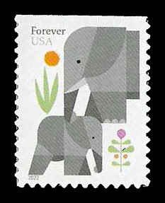PCBstamps  US #5714 Bk Sgl {60c}Elephants, MNH, (32)
