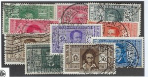 Italy  SC#268-277 Used F-VF SCV$71.90.....Great Opportunity!!